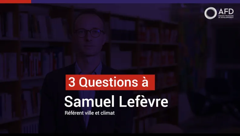 Samuel Lefèvre à propos du recueil « Des solutions pour rafraichir les villes » 